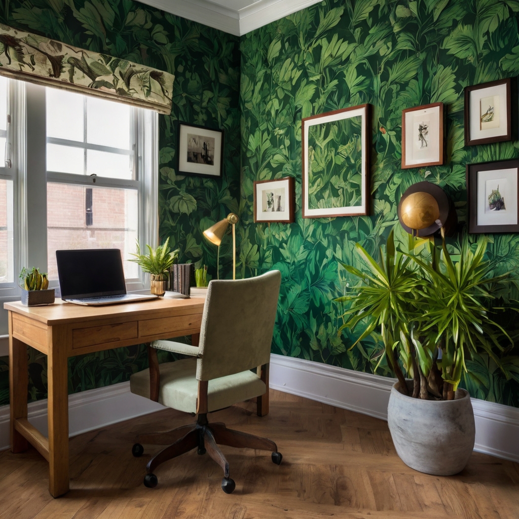 Leonardo_Kino_XL_interior_home_office_with_green_wallpaper_on_0.jpg Leonardo_Kino_XL_interior_home_office_with_green_wallpaper_on_0.jpg