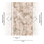 79248-4 Панно AS Creation 159*280, Ветвь бежево-розовая 79248-4 Панно AS Creation 159*280, Ветвь бежево-розовая